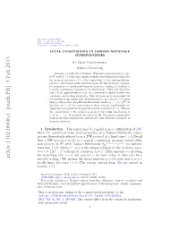 Local Conditioning in Dawson–Watanabe Superprocesses