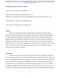 Predicting the Genetic Loci of Past Evolution