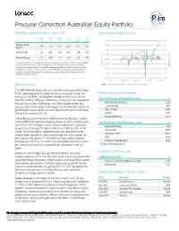 Procurar Conviction Australian Equity Portfolio
