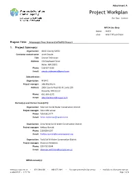 Project Workplan