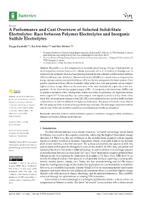 Race Between Polymer Electrolytes and Inorganic Sulfide El