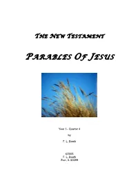 The Parables of Jesus