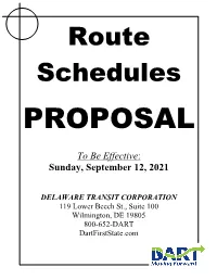 To Be Effective: Sunday, September 12, 2021