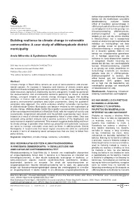 A Case Study of Umkhanyakude District Municipality