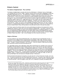 APPENDIX 4 Historic Context