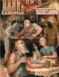 COMPENDIUM of SECRET KNOWLEDGE Rule Options for DCC Lankhmar