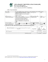 Financing Plan (In Us$)