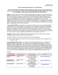 Geology of the Fletcher Lake Area; District Of