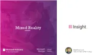 Mixed Reality