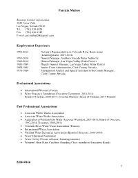 Pat Mulroy's Presentations