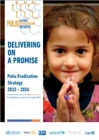 Polio Eradication Strategy 2022-2026: Delivering on a Promise