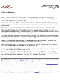 Robert H. Colescott Biography
