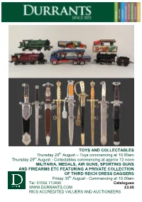 TOYS and COLLECTABLES Thursday 29