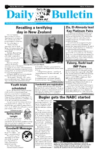Bugler Gets the NABC Started Recalling a Terrifying Day in New