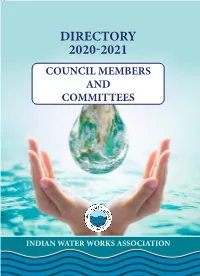 Directory 2020-2021 Council Members and Committees