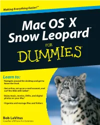 Mac OS X Snow Leopard for Dummies (ISBN