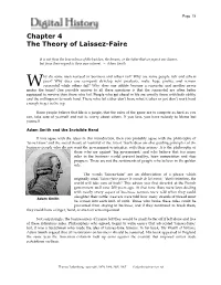 Chapter 4 the Theory of Laissez-Faire
