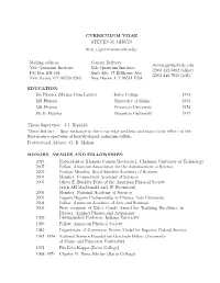 Curriculum Vitae Steven M. Girvin