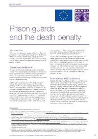 Prison Guards and the Death Penalty