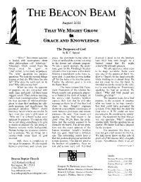 THE BEACON BEAM August 2021