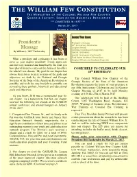The William Few Constitution