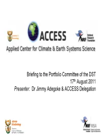 Dr Jimmy Adegoke & ACCESS Delegation