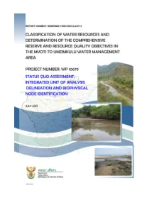 Mvoti Status Quo Report FINAL DRAFT.Pdf