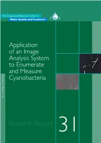 Application of an Image Analysis System to Enumerate and Measure Cyanobacteria