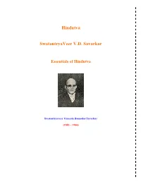 Essentials of Hindutva.Pdf