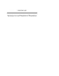 Spontaneous and Stimulated Transitions 1
