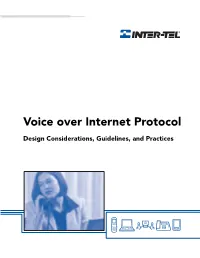 Voice Over Internet Protocol