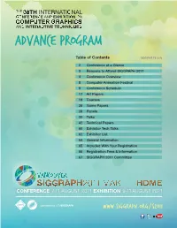 Advance Program