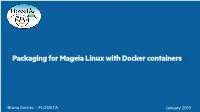 Packaging for Mageia Linux with Docker Containers