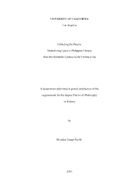 Textualizing Epics in Philippine History from The