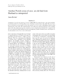 An Old Find from Shetland Re-Interpreted | 119 Doi