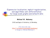 Eigenvector Localization