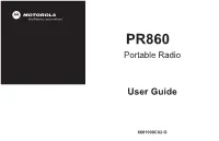 PR860 User Guide