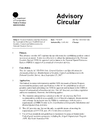 Advisory Circular 150/5300-16B, General Guidance And