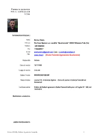 Enrico Onnis Via Case Sparse Sn Località “Quartaranda”
