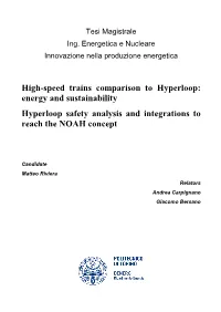 Hyperloop Integration to Reach the NOAH Concept