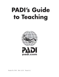 PADI's Guide to Teaching