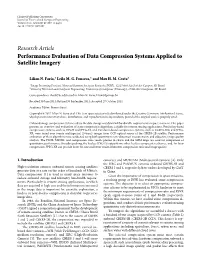 Performance Evaluation of Data Compression Systems Applied to Satellite Imagery