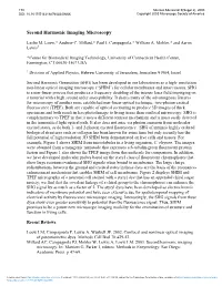 Second Harmonic Imaging Microscopy