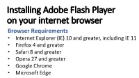 Adobe Flash Guide
