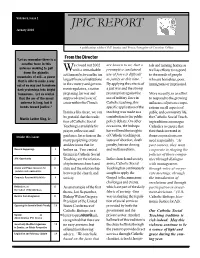 JPIC REPORT January 2003