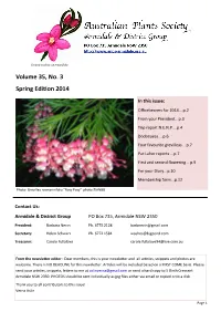 Volume 35, No. 3 Spring Edition 2014