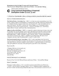 (B): Motion Pictures and Literary Works – Text and Data Mining