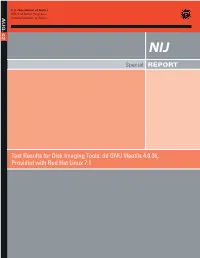 Dd GNU Fileutils 4.0.36, Provided with Red Hat Linux 7.1 U.S