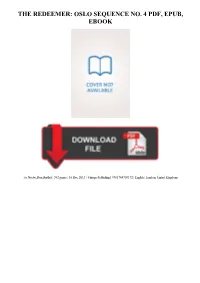 {DOWNLOAD} the Redeemer: Oslo Sequence No. 4