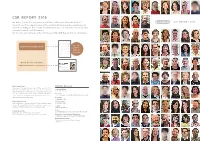 We Define CSR As “Putting Smiles on the Faces of Everyone Nintendo Touches.” This CSR Report Is a Digest Version of the Acti